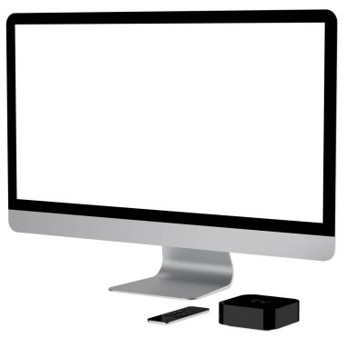 TV player bulunmayan aygıt Uzaktan kablosuz pilot ile.