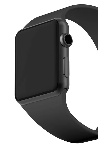 Smart Watch-klocka svart aluminium kropp — Stockfoto