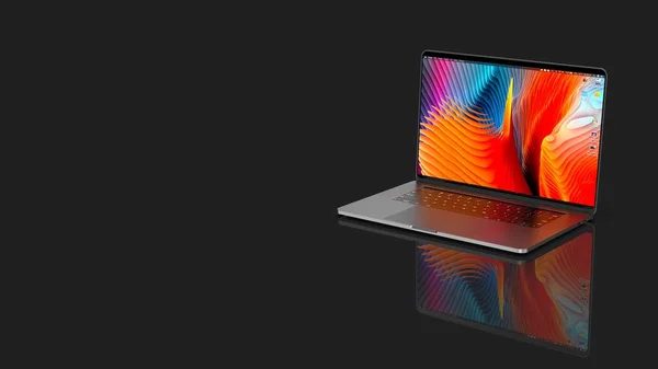 Краков Польша Ноября 2019 Года Macbook Pro Новая Версия Mac — стоковое фото