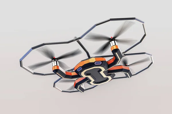 Drones Volant Avec Une Caméra — Photo