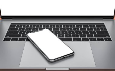  Akıllı telefon, dizüstü bilgisayar. Şablon, model, tasarım.