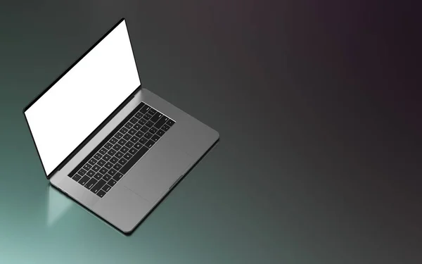 Een Laptop Model Model Ontwerp — Stockfoto