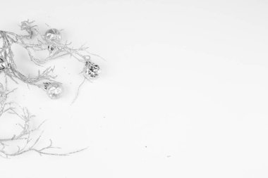 Yeni yıl 2020. Kar taneleri. Beyaz arka plan. Mutlu noeller. Birlikte