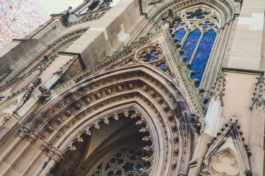 Johanneskirche am feuersee. Eski kilise. Şehir mimarisi. A
