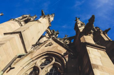 Johanneskirche am feuersee. Eski kilise. Şehir mimarisi. A