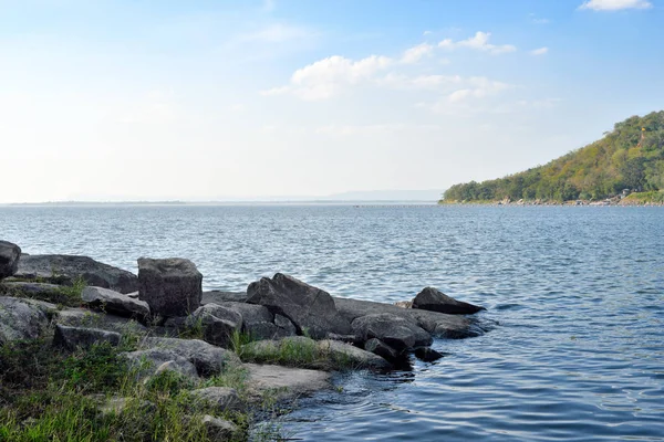 Ubonratana dam, Khon Kaen, Tailândia — Fotografia de Stock