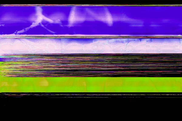 Fondo de pantalla de glitch colorido — Foto de Stock