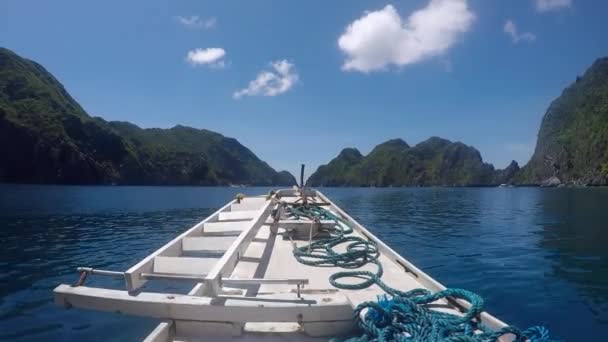 Nido Körfezi Palawan — Stok video