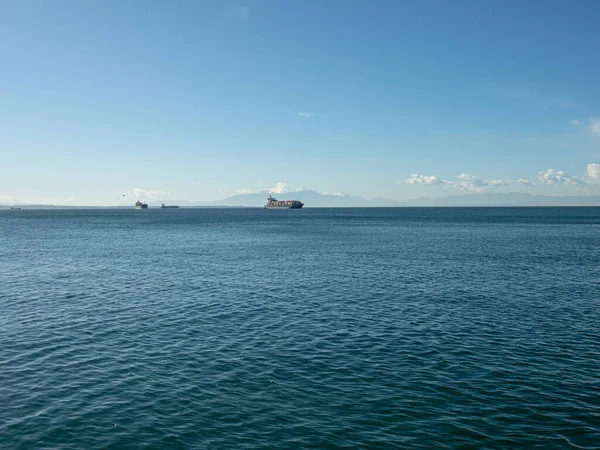 Vista Mar Desde Paseo Marítimo Tesalónica — Foto de Stock