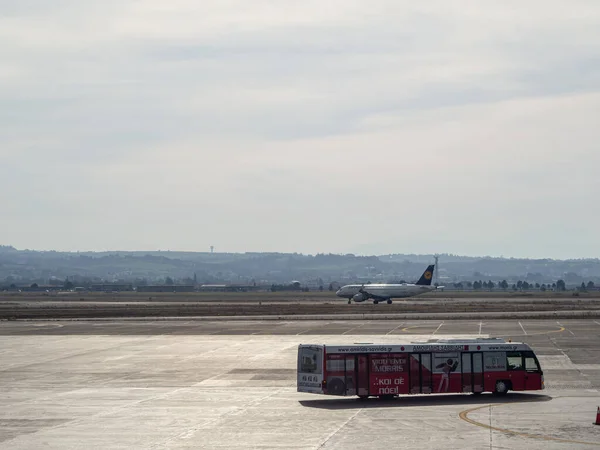 Utsikt Över Banan Och Flygplatsen Thessaloniki — Stockfoto