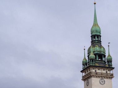 Brno 'daki eski belediye binasının manzarası.