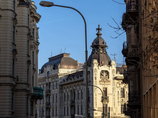 Vue Bâtiment Historique Dans Une Rue Brno — Photo