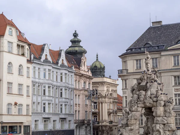 Vue Sur Les Beaux Bâtiments Centre Historique Brno — Photo