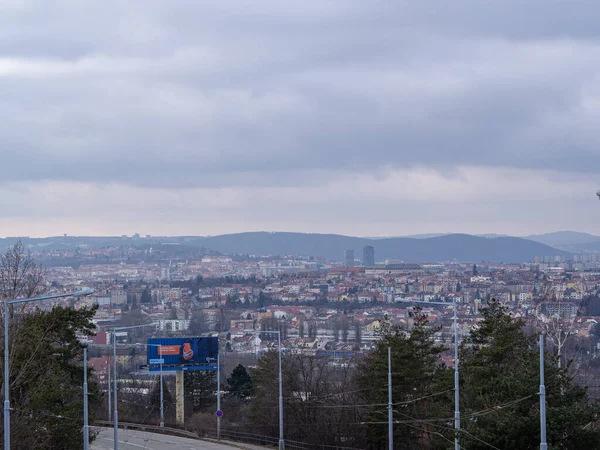 Vista Panorama Cidade Brno — Fotografia de Stock