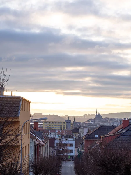 Beau Panorama Ville Brno — Photo