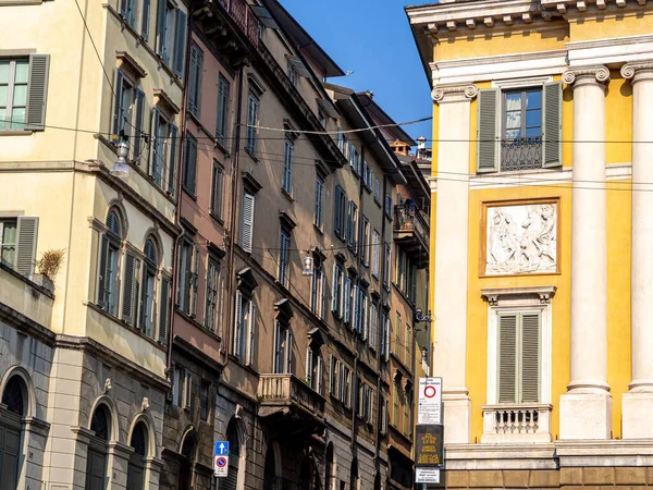 Pohled Historické Město Bergamo — Stock fotografie