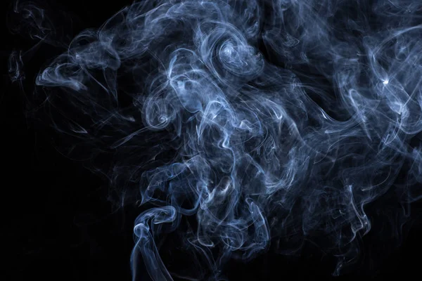 Smoke on black background — Stock Photo, Image