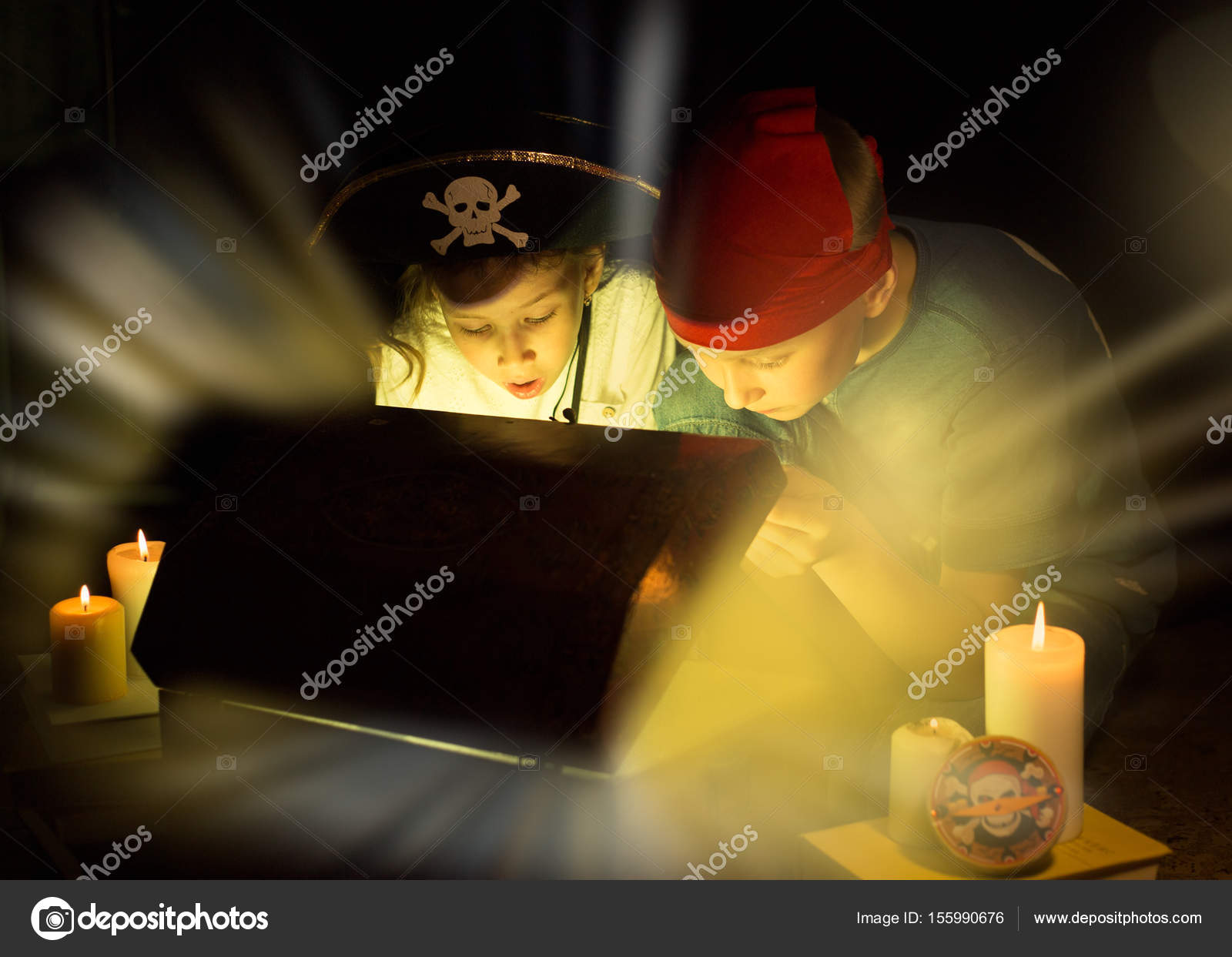 Handsome young pirate Stock Illustration