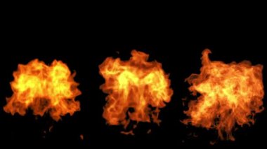 Doğal yangın fişekleri ve alfa maskesi ile kayboluyor