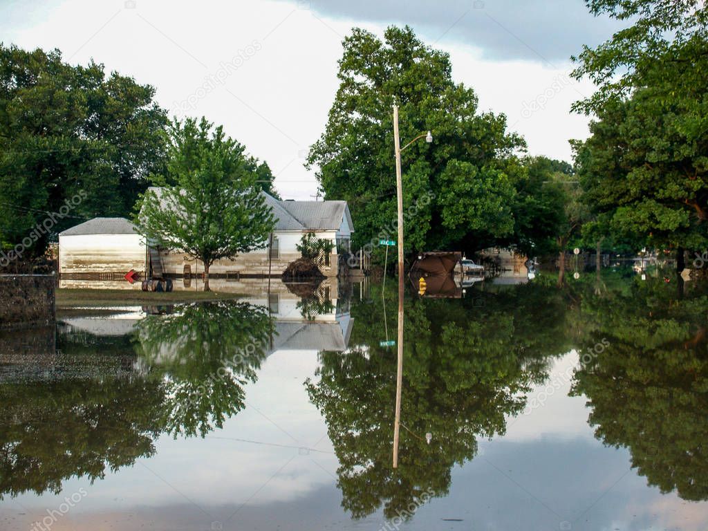 Flood Damage in Coffeyville, Kansas