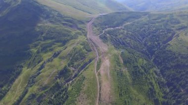 dağ silsilesi. Hava video