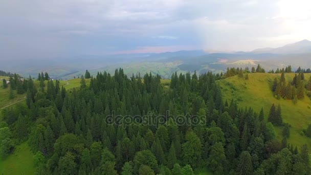 Аерофотознімки хребта — стокове відео