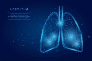 Soyut karışım hattı ve insan akciğerlerinin düşük polyester tele bağlı olduğunu gösteriyor. Çevrimiçi doktor Dünya Tüberküloz gündüz tıp vektörü çizimi