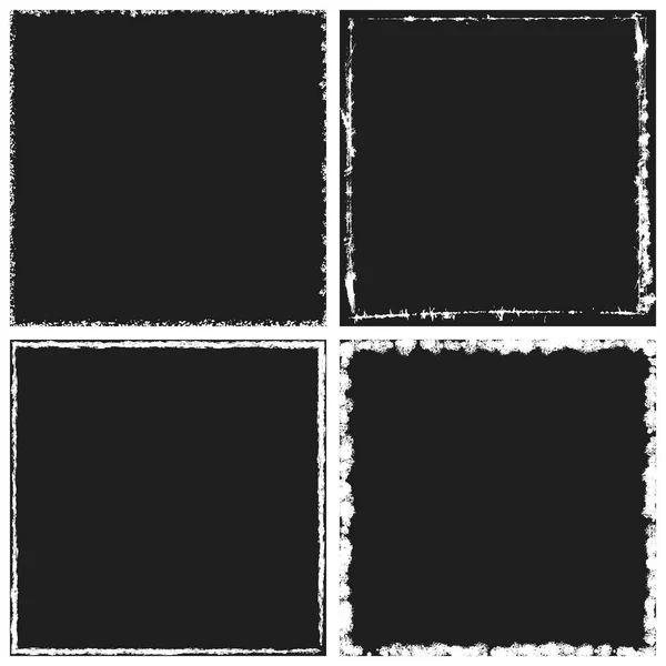 Dark Frame Set 02 — Stock Vector