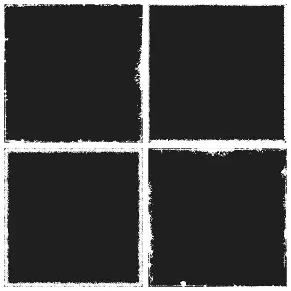 黑暗的框架集 — 图库矢量图片