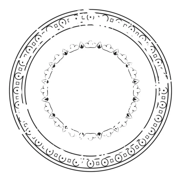 Grunge装饰邮票第1版 — 图库矢量图片