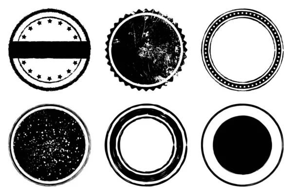 Circle Stamp Set — Stock Vector