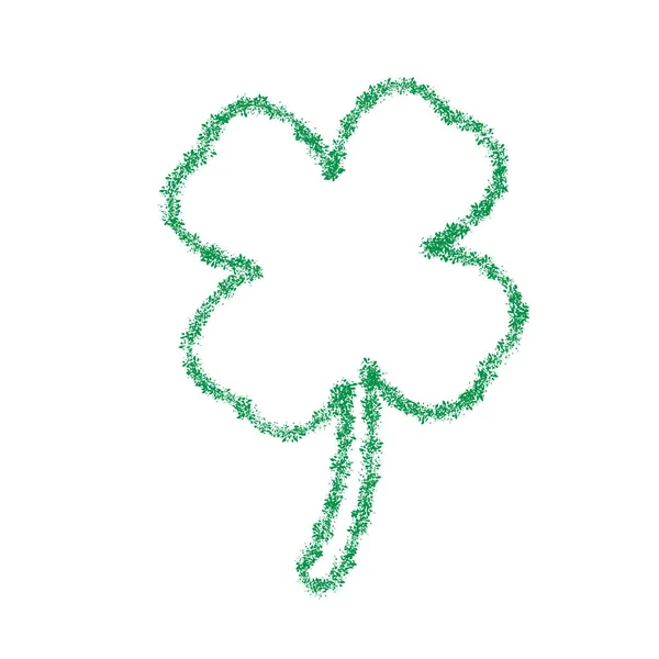 Shamrock Leaf Contour — Διανυσματικό Αρχείο