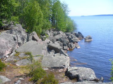 Kayalık sahilleri, Ladoga Gölü