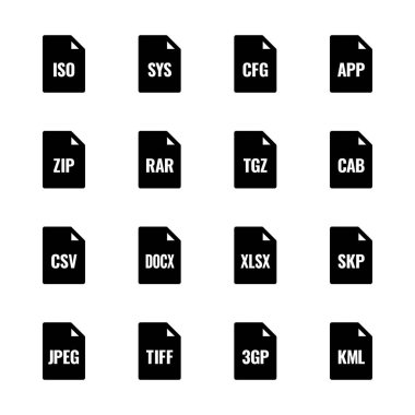 Dosya türü simgeleri - çeşitli