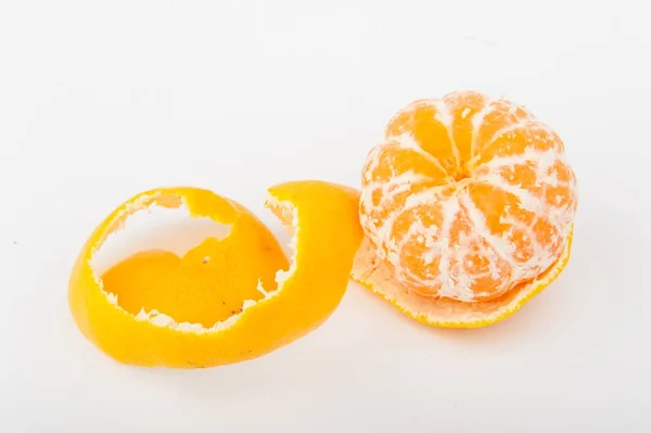 Tangerines White Background Tangerines Vitamin — Stock Photo, Image