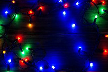 masaya garland. kutlama. renkli ışıklar. parlak Ampüller