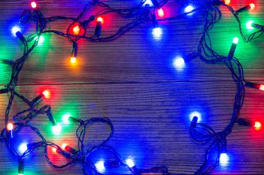 masaya garland. kutlama. renkli ışıklar. parlak Ampüller