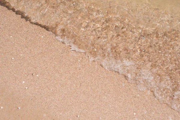 Mořského Pobřeží Wave Písek Oceán — Stock fotografie