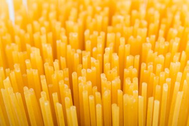 beyaz zemin üzerine spagetti. İtalyan spagetti. Spagetti