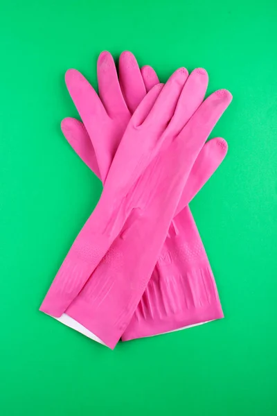 Gummihandschuhe Zum Reinigen Handschutzhandschuhe — Stockfoto