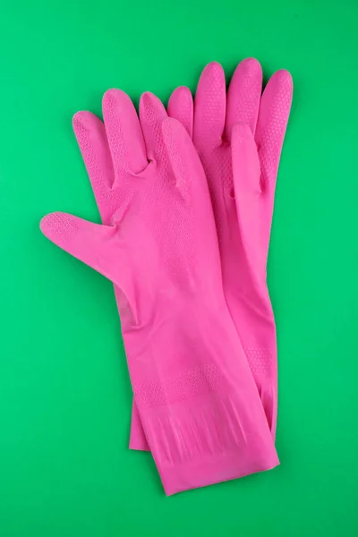 Guantes Goma Para Limpiar Guantes Protección Manos — Foto de Stock