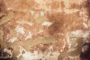 Çatlak ve eski duvar arkaplanı boyası soyulmuş. Klasik grunge dokusu