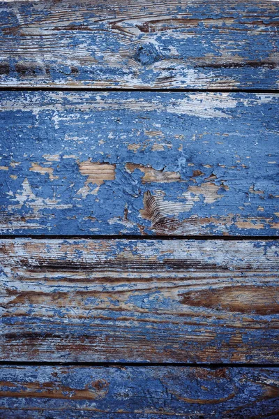 Παλιές Ζωγραφισμένες Ξύλινες Σανίδες Για Σχεδιασμό Μπλε Φόντο Αντίκα — Φωτογραφία Αρχείου