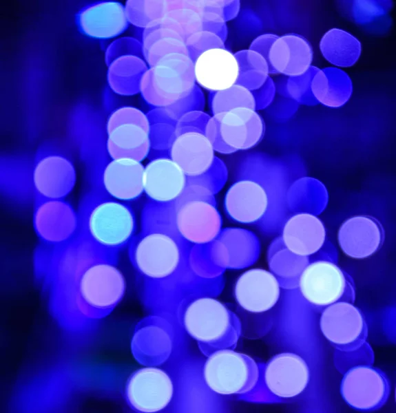 Abstract blurred colorful Bokeh, Abstract background colorful Bokeh at Night Traffic in Bangkok, Thailand. — Stock Photo, Image