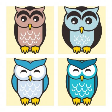 Baykuş tasarım koleksiyonu