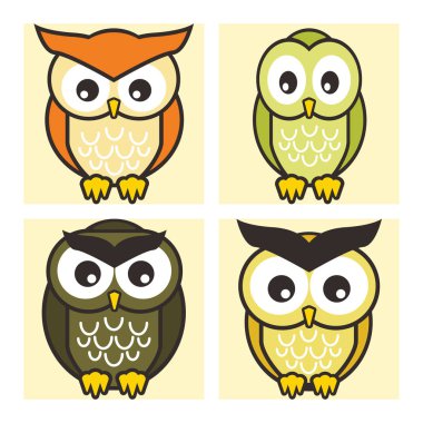 Baykuş tasarım koleksiyonu