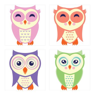 Baykuş tasarım koleksiyonu