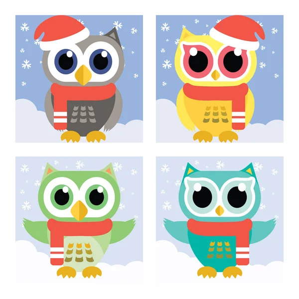 Baykuş koleksiyonu, herhangi bir arka plan tasarımı için güzel