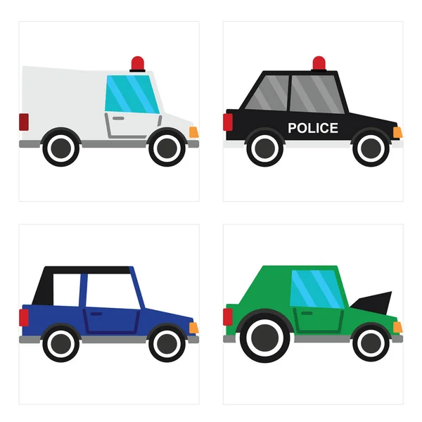 Good Car Collection — Stock Vector