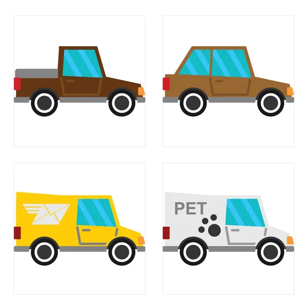 Good Car Collection — Stock Vector